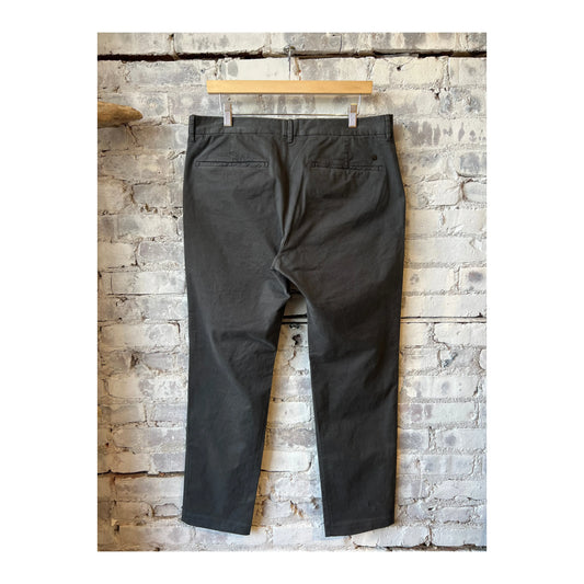 Men's Clifton True Slim Pant in Shadow Blue by Closed Men's, showing slim fit design and fabric texture.