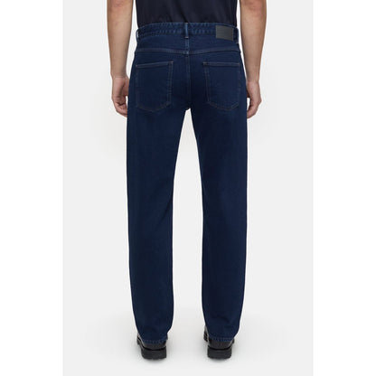 Men's dark blue Cooper True Comfort Stretch Jeans by Closed Men's, showing a relaxed fit with classic five-pocket design and stretch fabric.