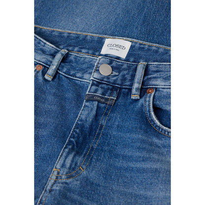 Men's mid-blue Cooper True Comfort Stretch Regular Jean by Closed Men's, showing classic fit and denim fabric.