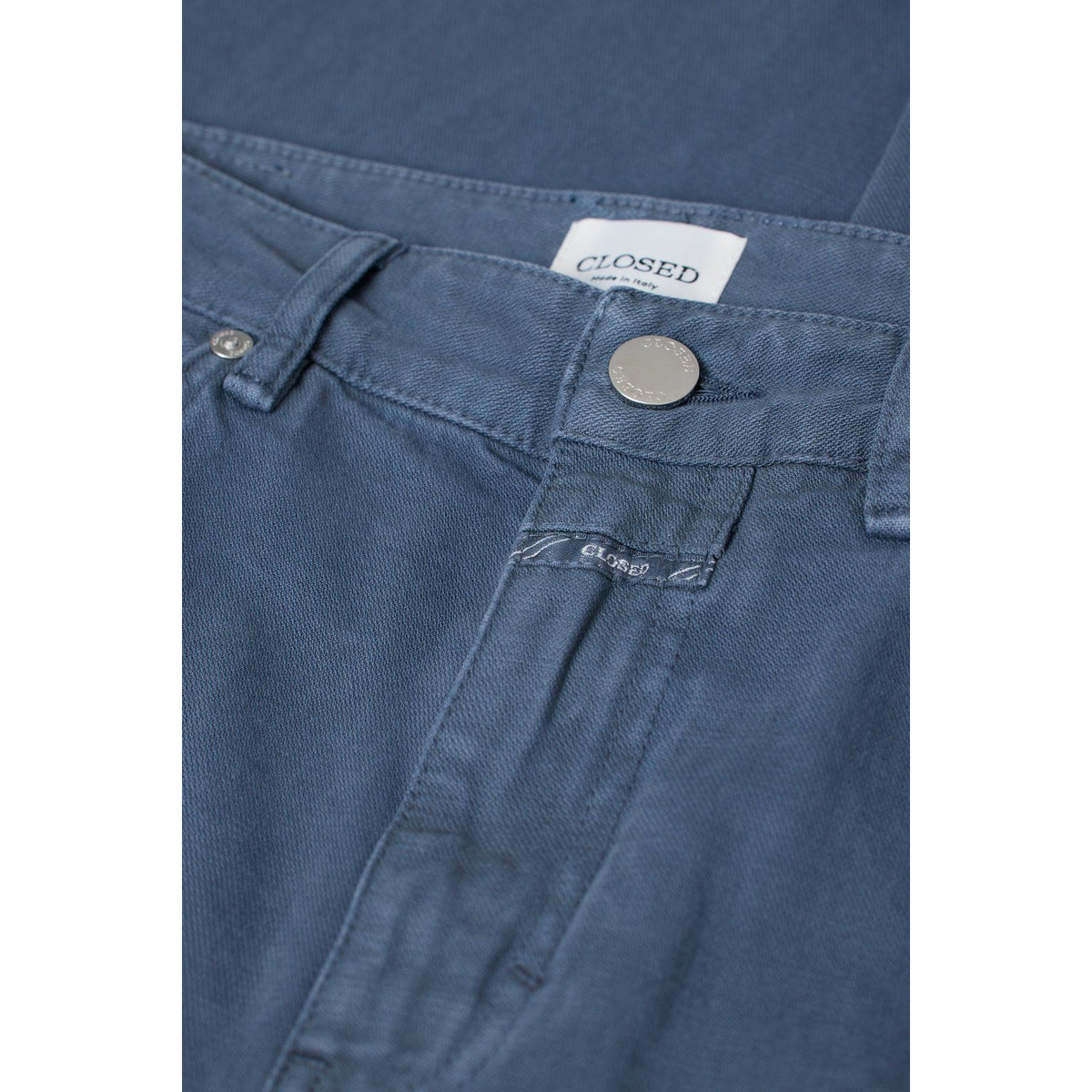 Men's Cooper True Regular Jean in Smoky Blue by Closed Men's, showing classic fit with denim fabric and detailed stitching.