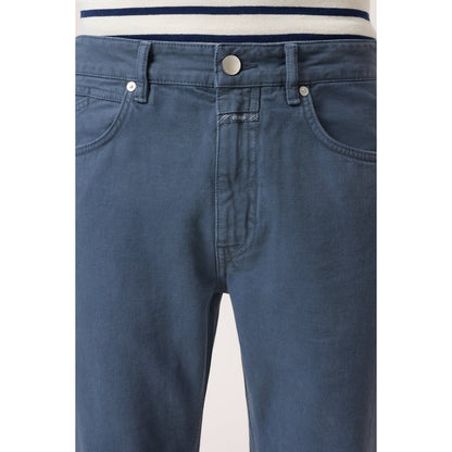 Men's Cooper True Regular Jean in Smoky Blue by Closed Men's, showing the classic fit and denim fabric detail.