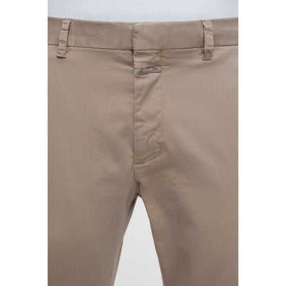 Men's Clifton True Slim Pant in Cashew Cream by Closed Men's, showing a stylish slim-fit design and clean waistline.
