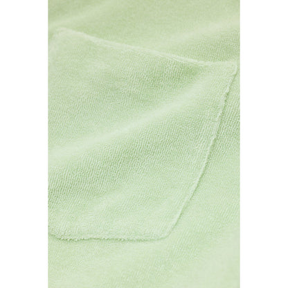 Men's polo collar shirt in bud green by Closed Men's, featuring a classic fit and embroidered logo on the chest.