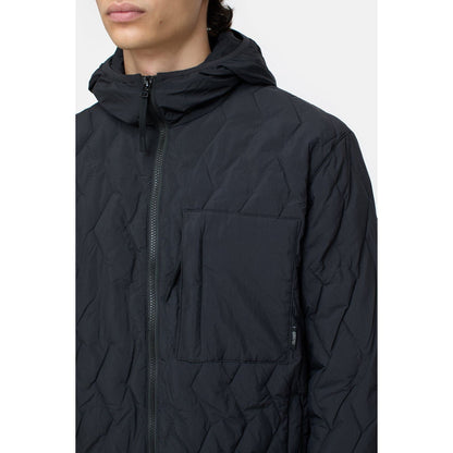 Men's black quilted jacket by Closed Men's, showcasing a stylish, insulated outerwear design with a quilted pattern.