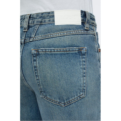 Women's Gillan Wide Jean in mid blue denim by Closed, showcasing relaxed fit and classic five-pocket style.
