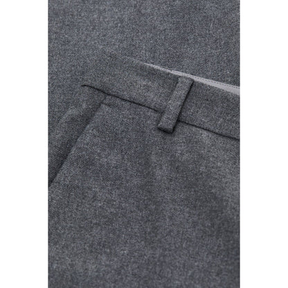 Closed Women's Sonnett Slim Pant in dark grey melange, showcasing a sleek fit and soft fabric on a model.