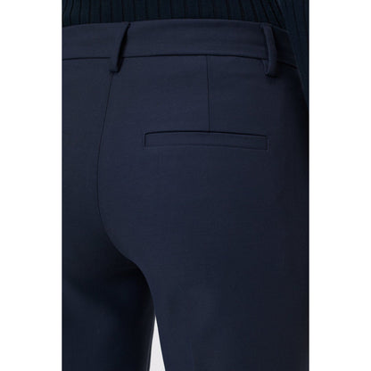 Closed Women's Sonnett Slim Pant in Dark Night, slim-fit dark-colored women's pants displayed on a model.