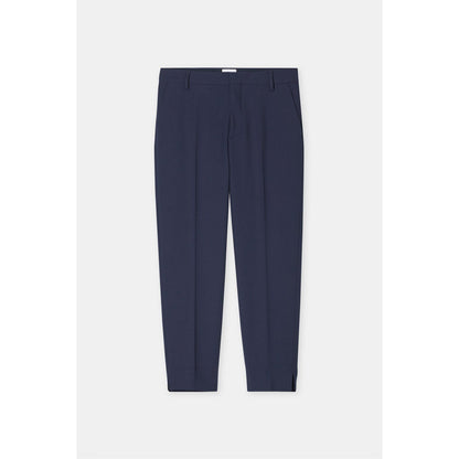 Dark Night Sonnett Slim Pant by Closed Women's, slim-fit dark women's pants shown on model with detailed fabric texture.