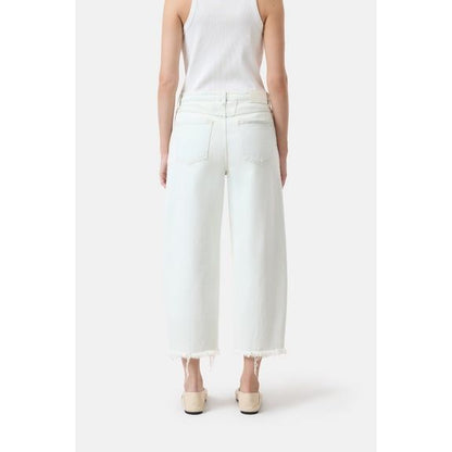 Women's Stover-X Comfort Stretch Relaxed Jean by Closed, extreme light wash, featuring a relaxed fit and stretch denim fabric.