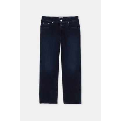 Women's Milo Comfort Stretch Straight Jean by Closed in blue and black denim, featuring a classic fit and versatile style.