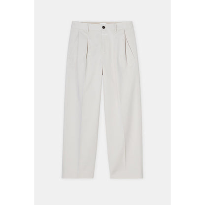 Women's Ruthy Relaxed Pant in stone beige by Closed Women's, featuring a comfortable, relaxed fit and casual style.