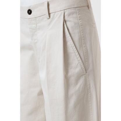 Women's Ruthy Relaxed Pant in Stone Beige by Closed, showing the comfortable, relaxed fit and soft fabric texture.