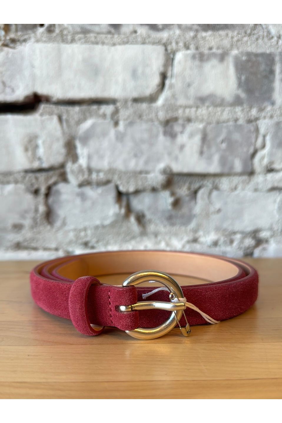 Suede Belt - Raspberry Pink - DUNE + SALT