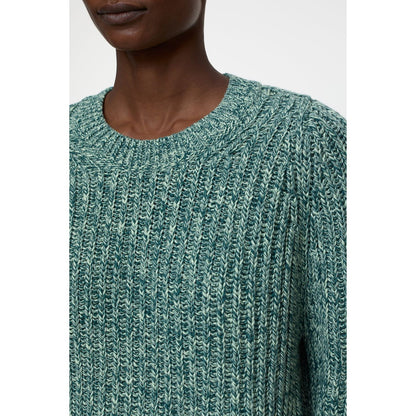Women's Mouliné knitted jumper in midnight lake color by Closed Women's, featuring a cozy, textured knit design.