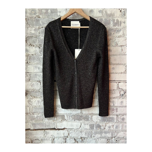 V-Cardigan - Black - DUNE + SALT
