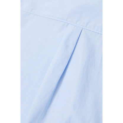 Women's cotton blouse in Lazio Blue by Closed Women's, featuring a classic fit and stylish design.