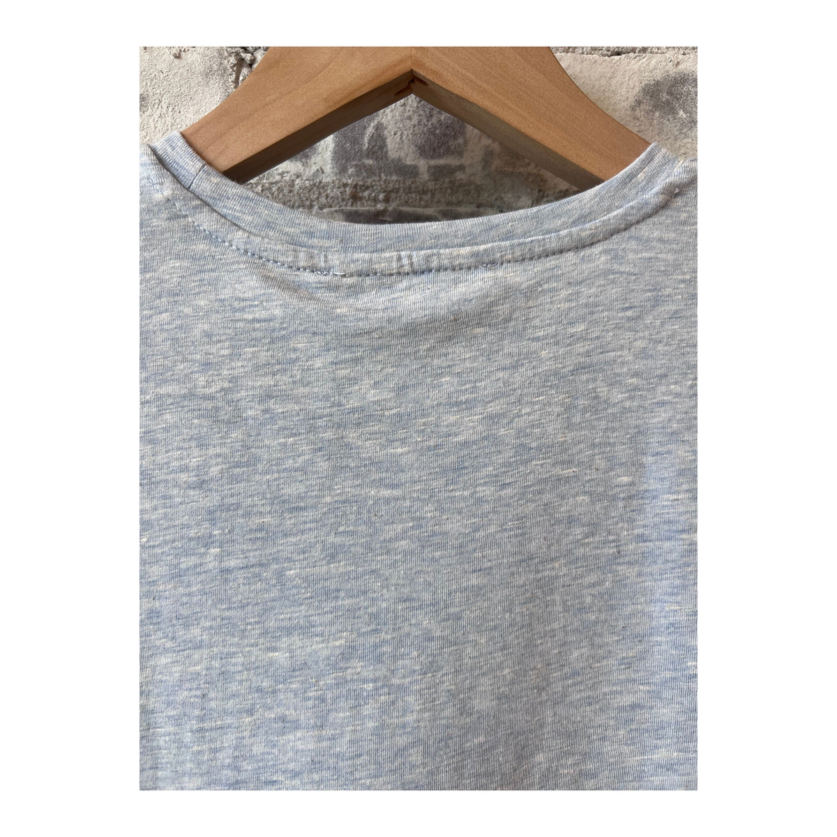 Women's Lazio Blue melange T-shirt by Closed, featuring a comfortable fit and casual style.