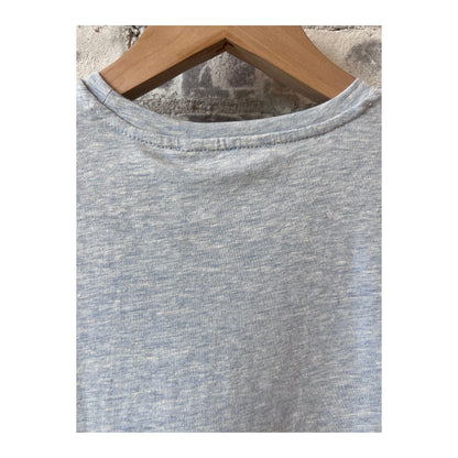 Women's Lazio Blue melange T-shirt by Closed, featuring a comfortable fit and casual style.
