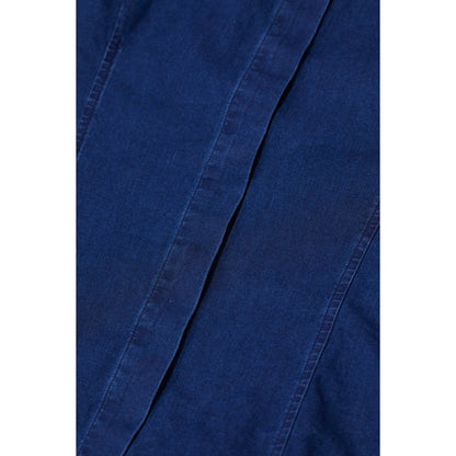 Women's tailored cotton blouse in dark blue from Closed, featuring a classic fit and button-down front.