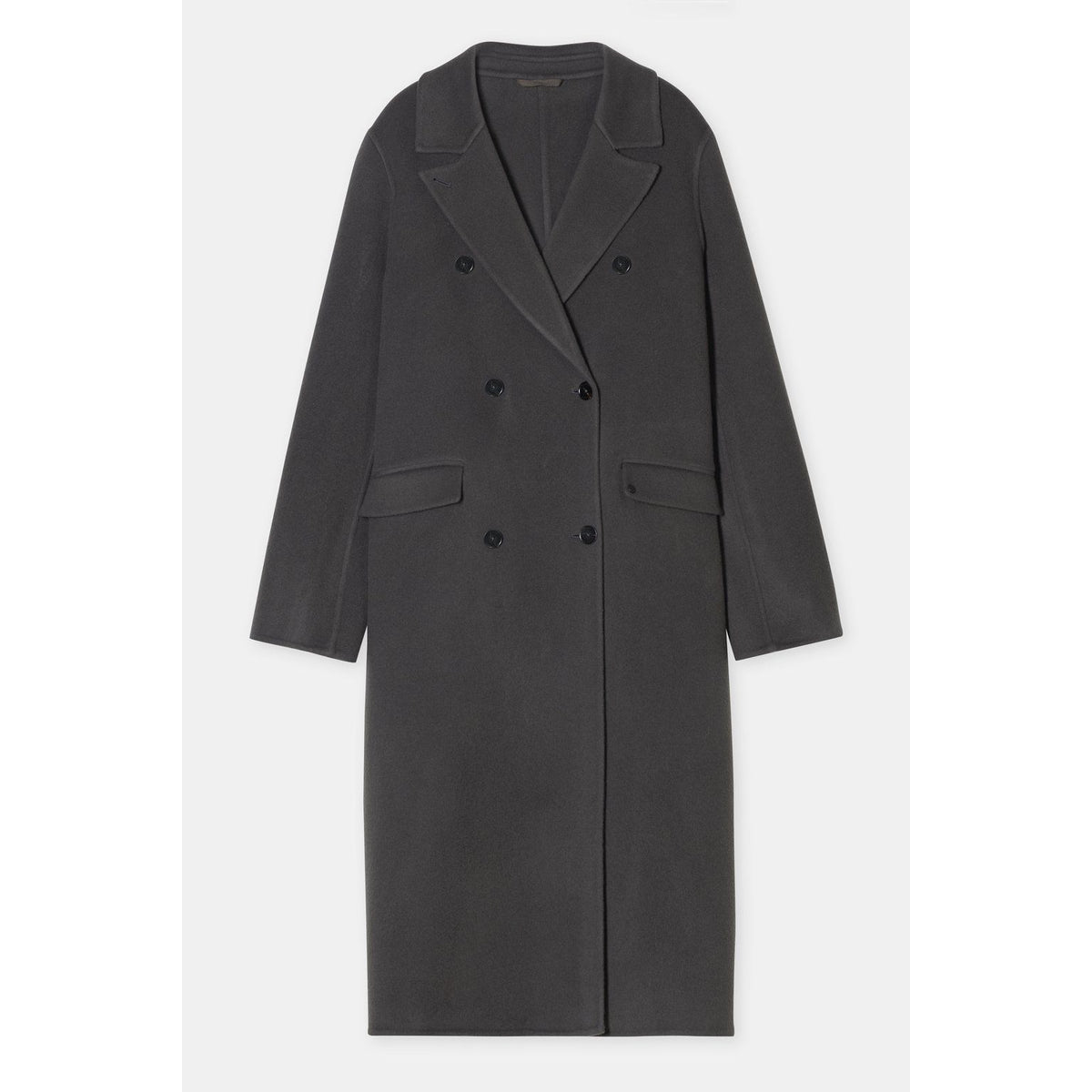 Women's Virgin Wool Cashmere Blend Coat in Irish Coffee color by Closed Women's, featuring a stylish and cozy design.