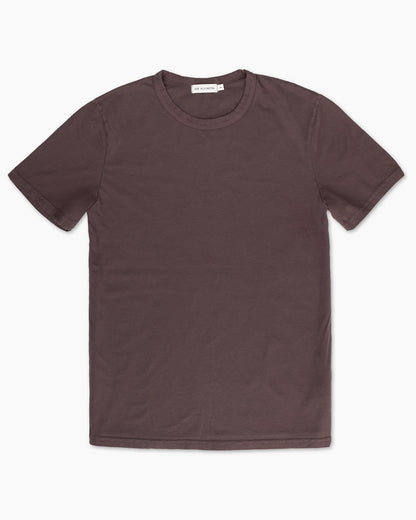 Ace Rivington Supima SS Crewneck Tee - Cocoa Dark Slate Gray