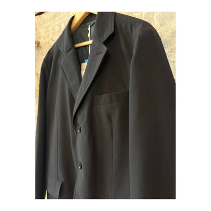 Men's navy Comfortemp® blazer by Aspesi, tailored fit with lapels and front buttons, stylish and versatile for formal or casual wear.