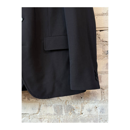 Men's navy Comfortemp® blazer by Aspesi, tailored fit with lapels and front buttons, stylish and versatile for formal or casual wear.