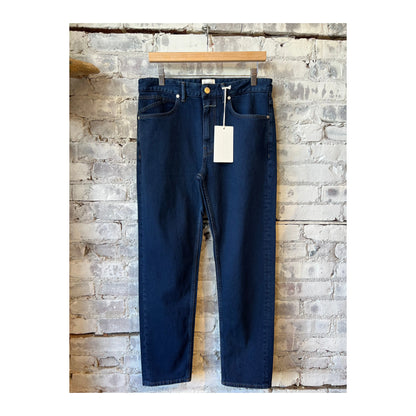 Men's dark blue Cooper True Comfort Stretch Jeans by Closed Men's, showing the fitted style and classic denim fabric.