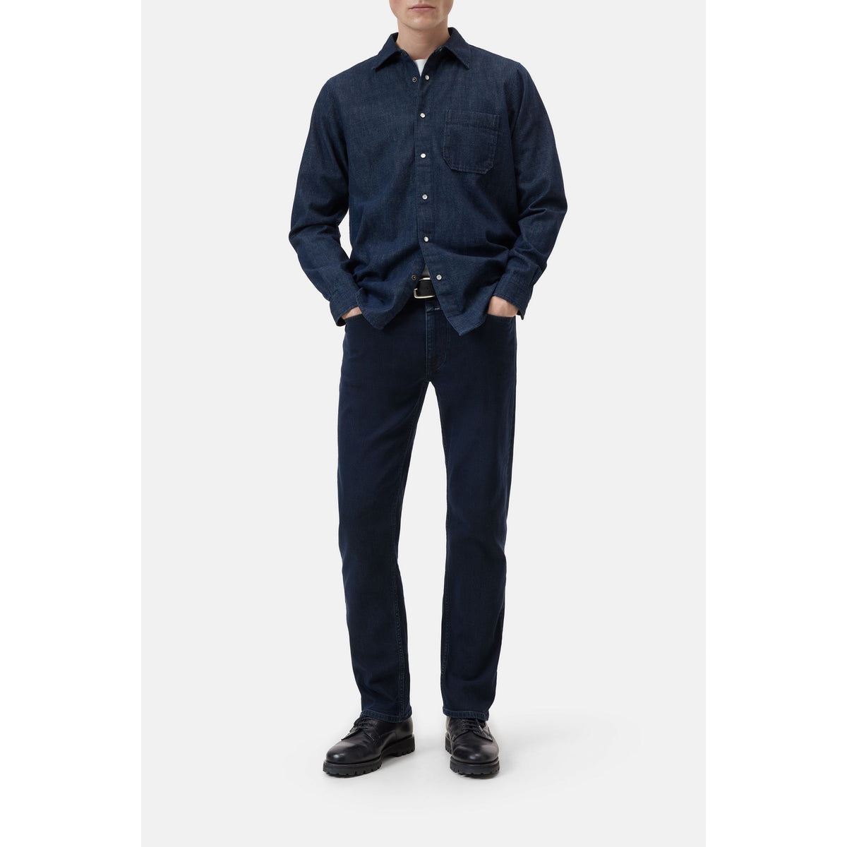 Closed Men's Cooper True Regular Jean - Blue Black White Smoke