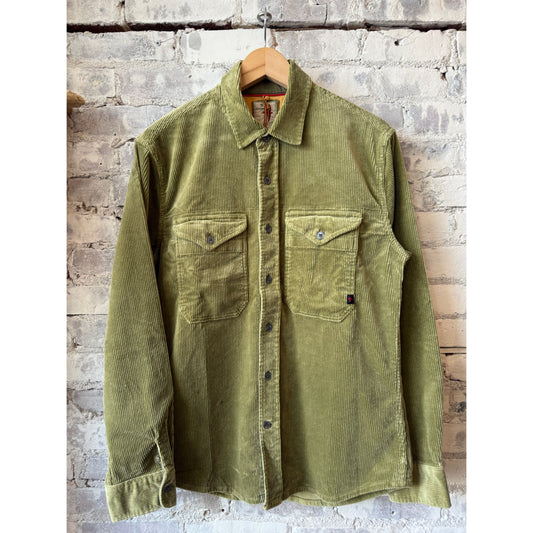 Relwen Cord Workshirt - Moss Dim Gray