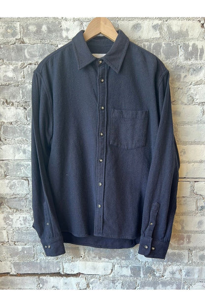 LS Recycled Flannel - Navy - DUNE + SALT