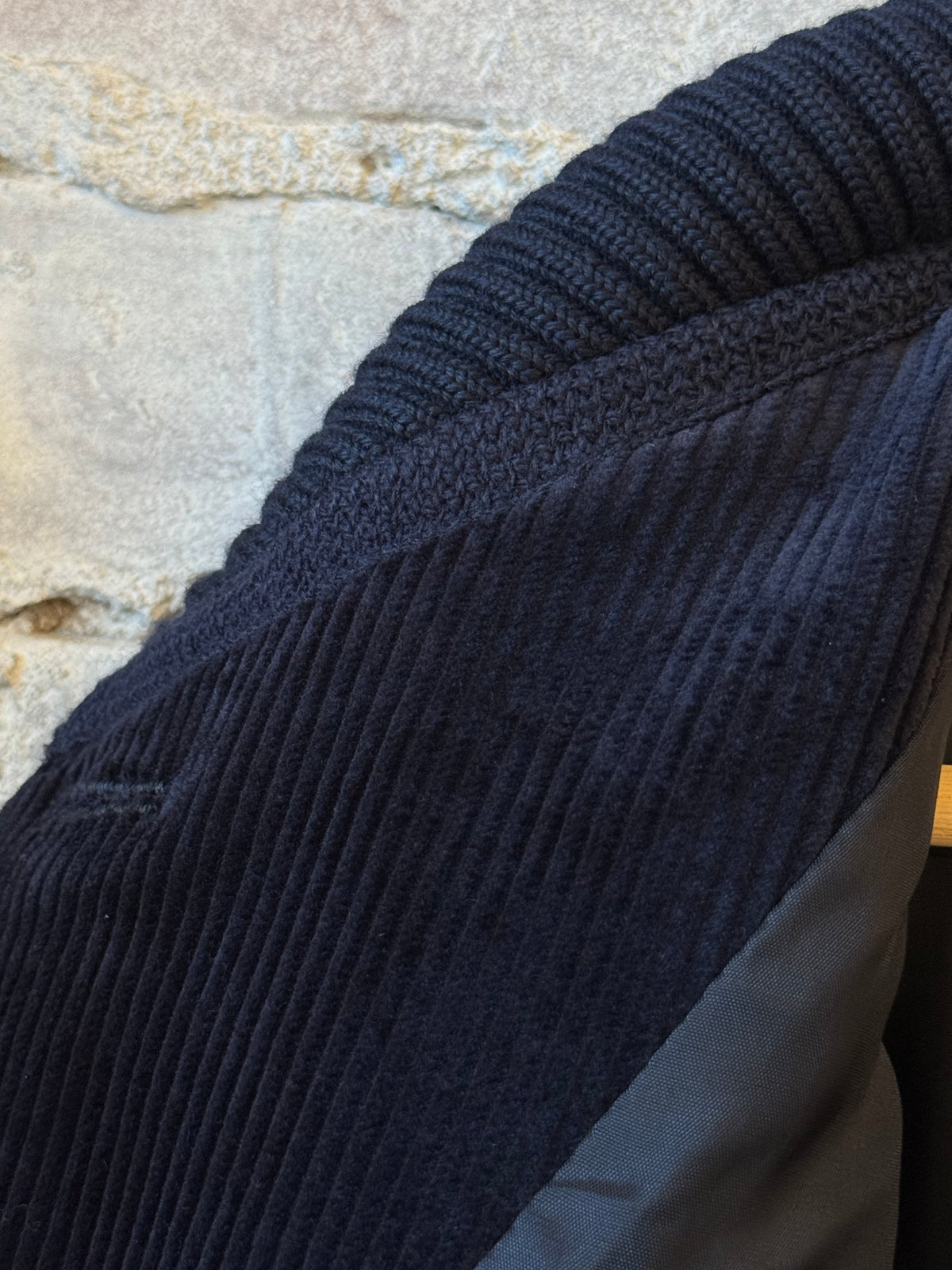 Aspesi Cotton Corduroy Jacket - Navy Black