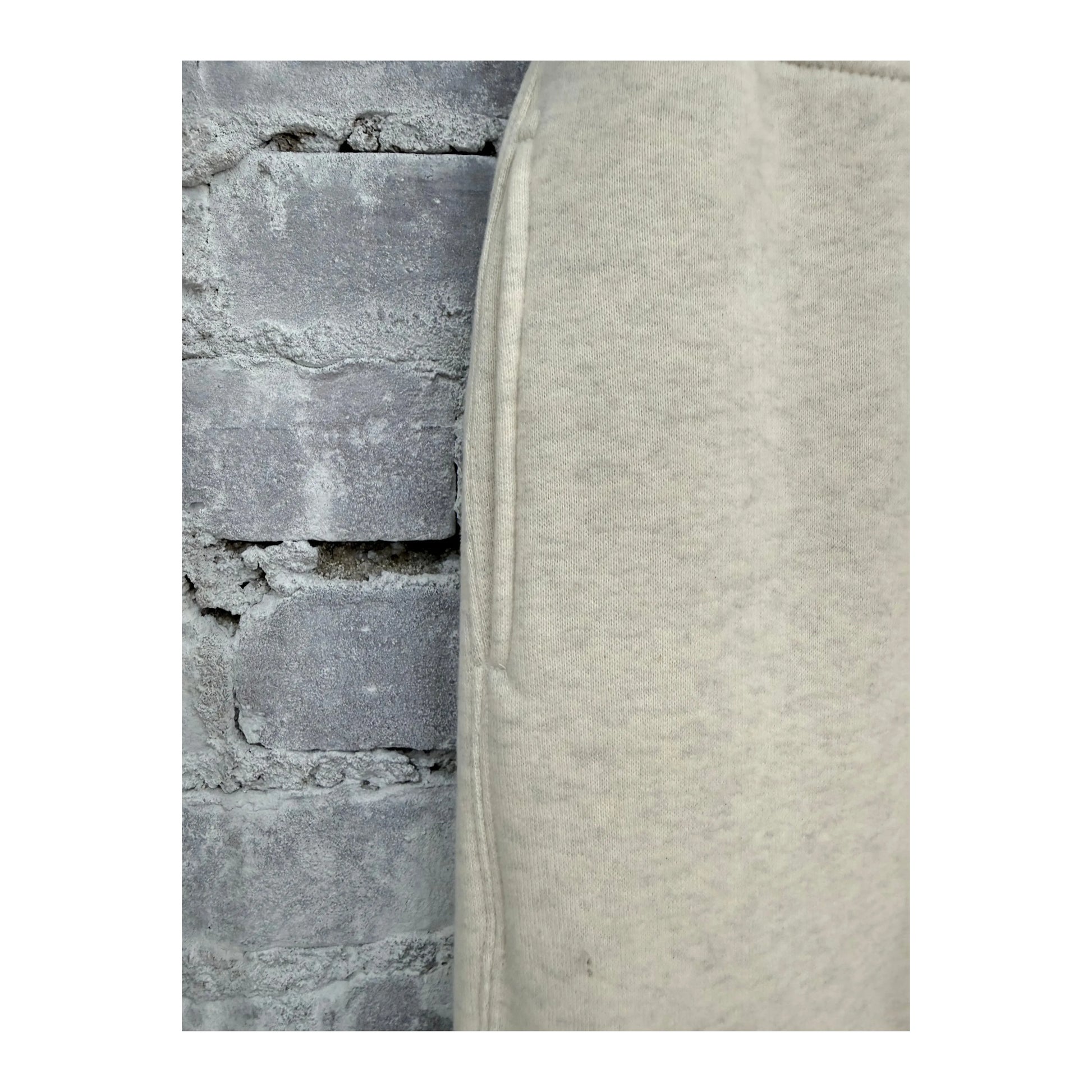 Men's V::Room Cotton Tencel Brushed Fleece Sweatpants in oat color, featuring a relaxed fit and soft, cozy fabric.