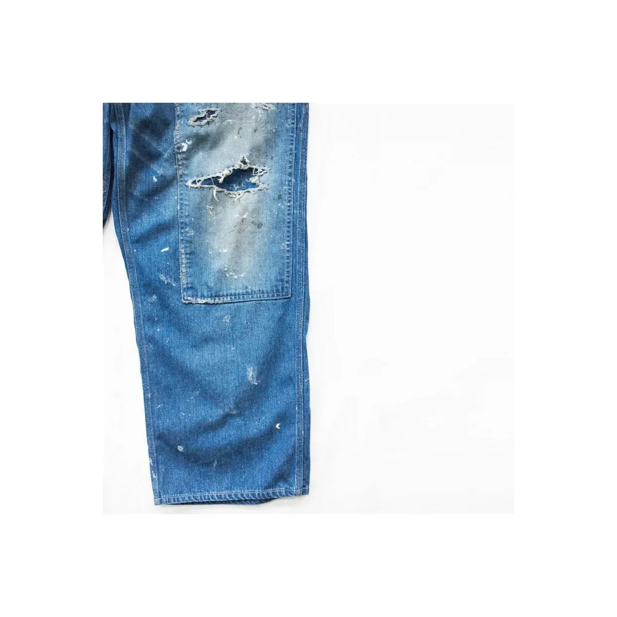 Men's customized side open Panther denim pants by H-Unit featuring unique design and stylish fit.
