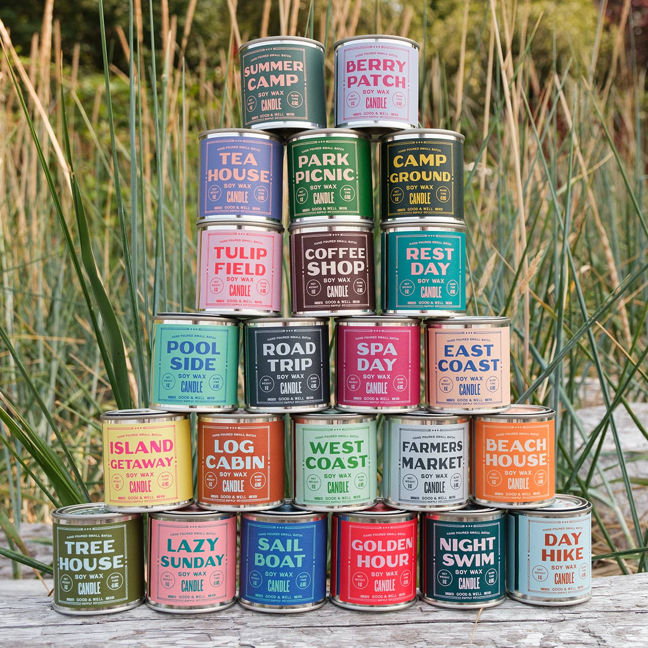 Good & Well Supply Co. Sailboat Soy Candle Dim Gray