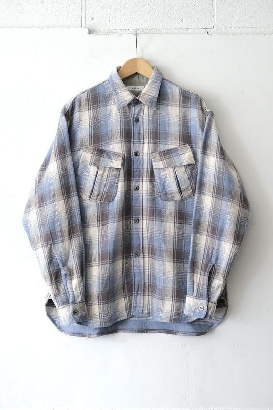 Fatigue Flannel Shirt - Blue Check