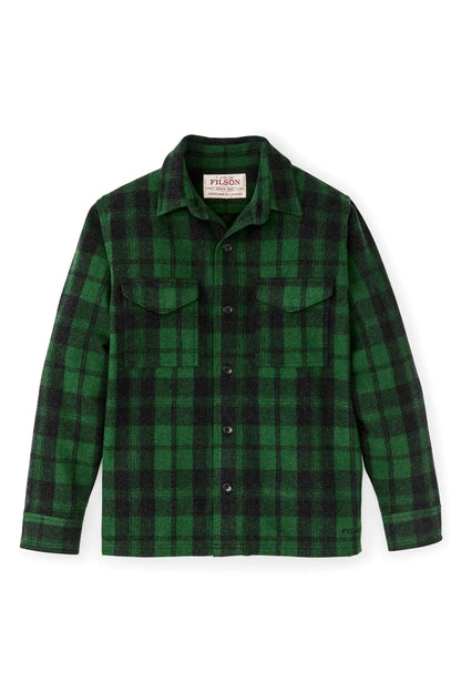 Wool Jac-Shirt - Green/Black Plaid - DUNE + SALT
