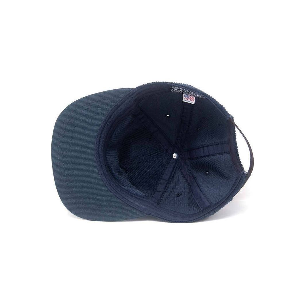 Atlantic III Strapback Cord Hat - Navy - DUNE + SALT