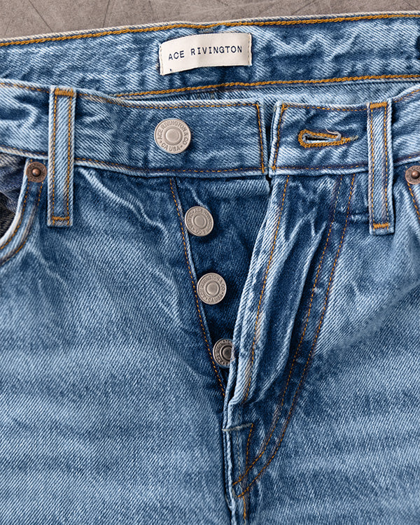 Harlan Straight Archive Selvedge 12oz - Decade Wash - DUNE + SALT
