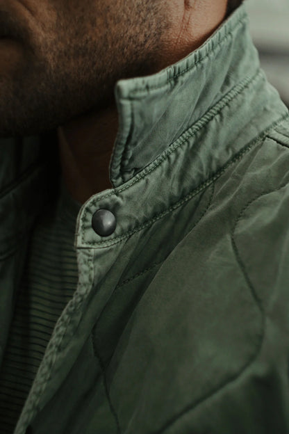 Flight Quilted Shirt Jacket - Surplus - DUNE + SALT