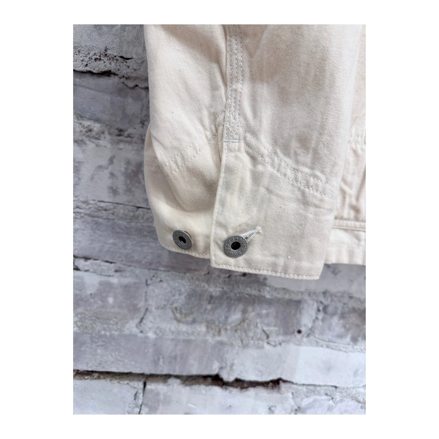 Men's denim one-wash coveralls by H-Unit, featuring a durable fit and classic style, shown in a full-body view.