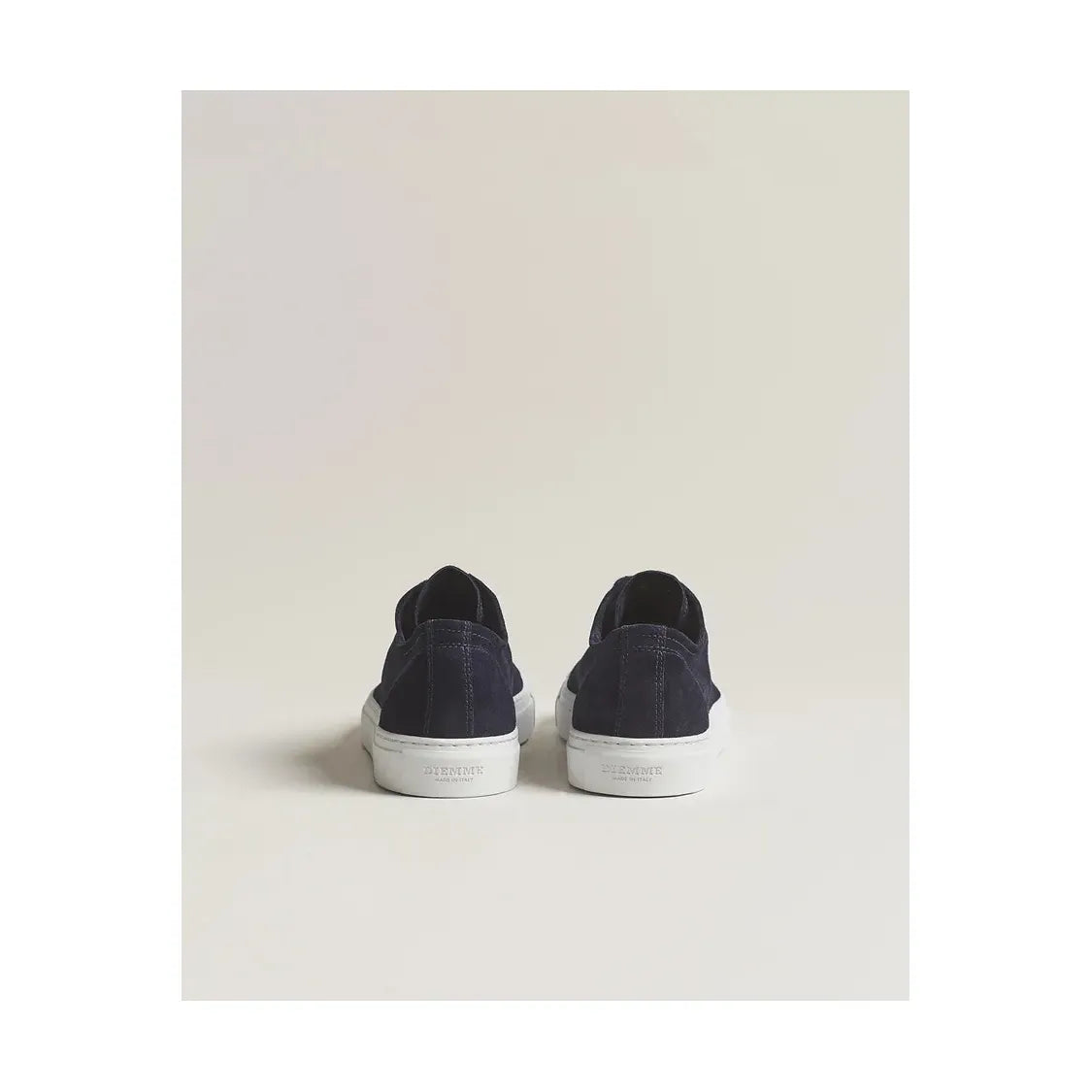 Men's navy Loria Suede Low Sneaker by Diemme featuring suede material and a casual low-top design.