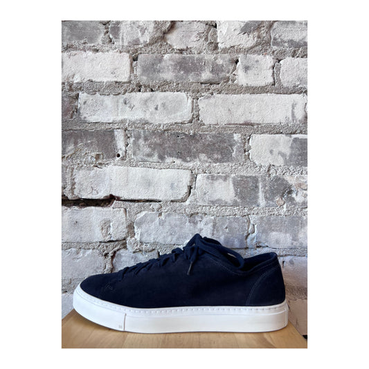 Loria Suede Low Sneaker - Navy - DUNE + SALT