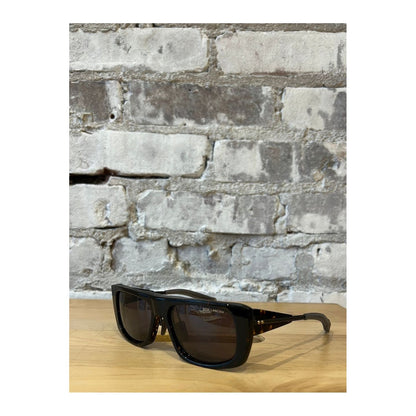 DITA LSA 703 tortoise and black gunmetal accessory with G12 detail, showcasing stylish eyewear accessories.