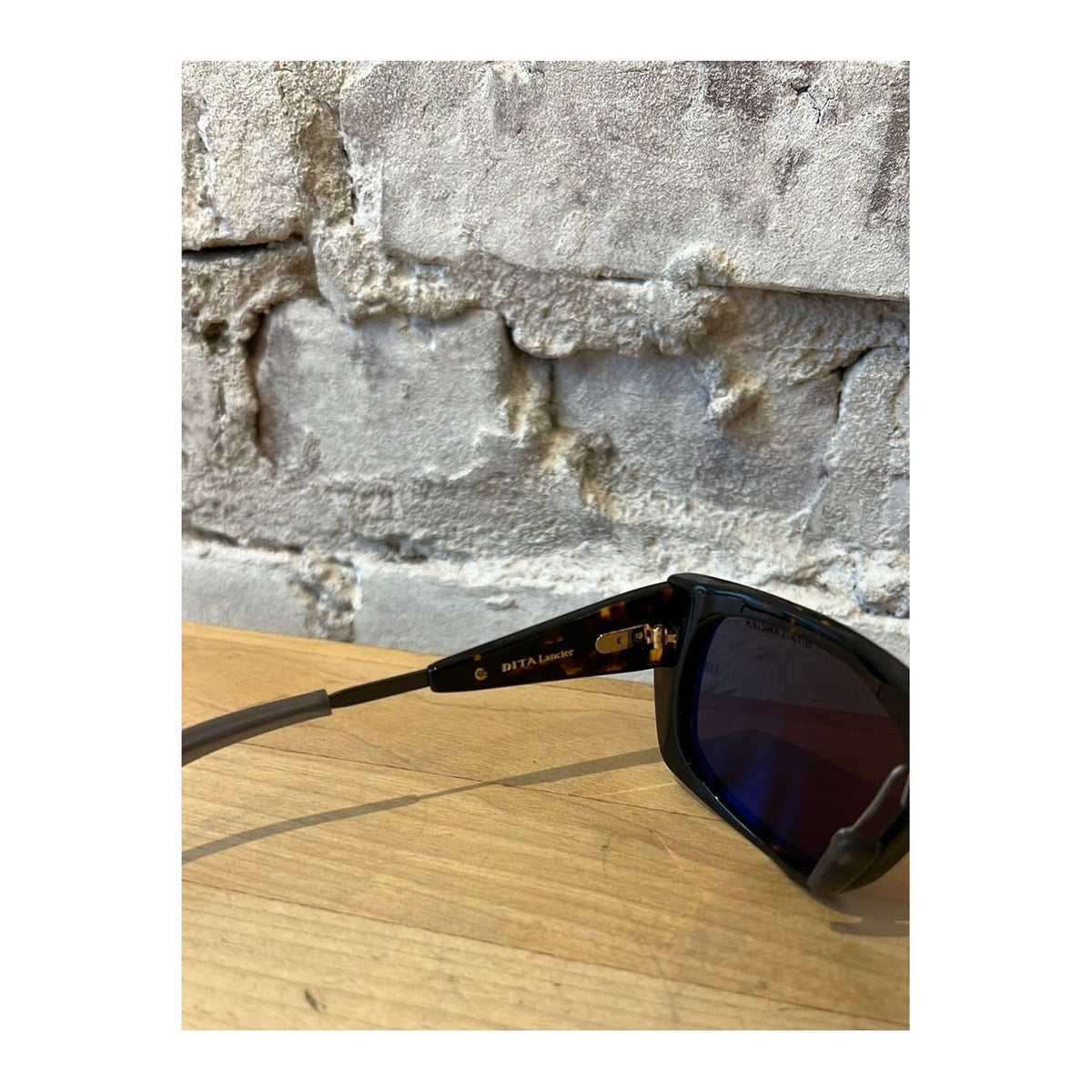 DITA LSA 703 tortoise and black gunmetal accessory with G12 details, featuring sleek, stylish design and high-quality finish.