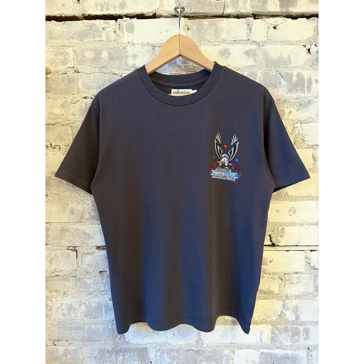 Freenote Cloth Donavon Frankenreiter x FN Cloth 9 Ounce T-Shirt - Gray/Blue Dark Slate Gray