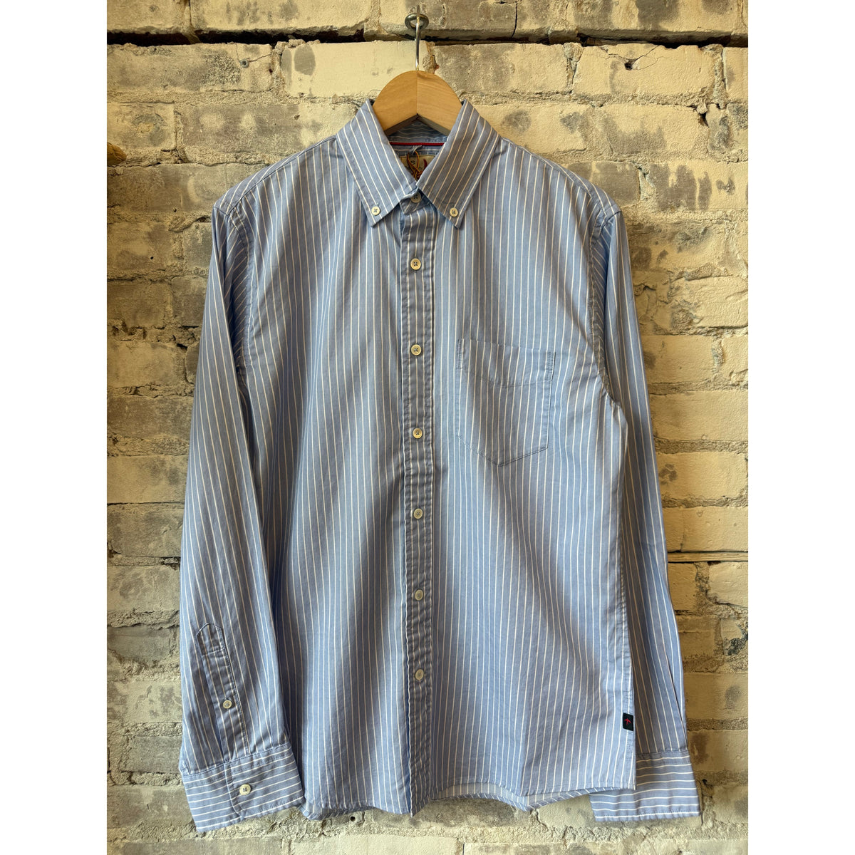 Relwen Dress Blues - Blue/White Stripe Twill Dim Gray