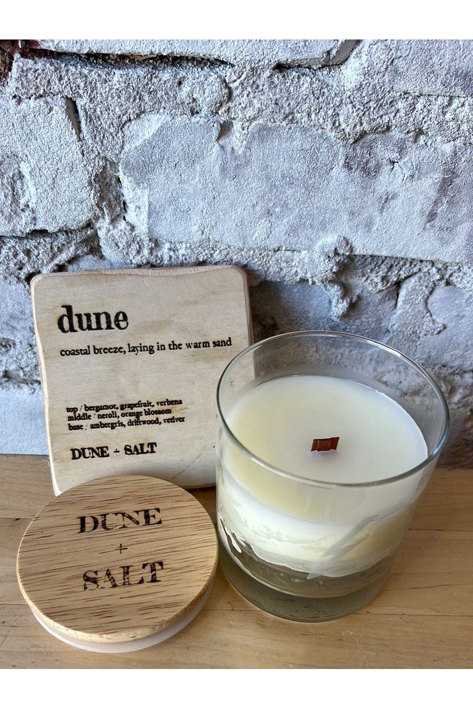 Soy Candle 8 oz - "Dune" - DUNE + SALT