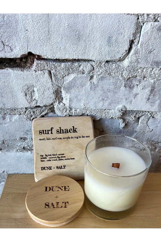 Soy Candle 8 oz - "Surf Shack" - DUNE + SALT