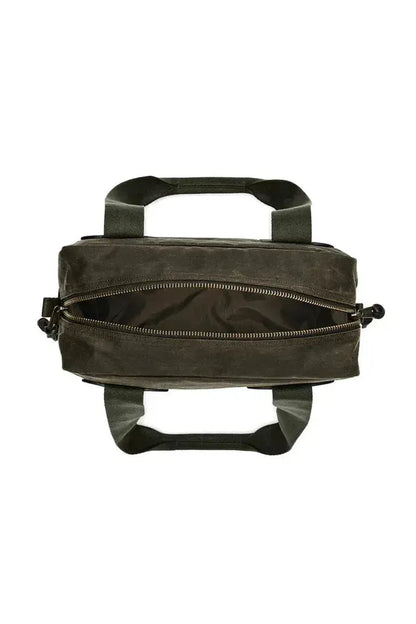 Tin Cloth Zipper Tote Bag - Otter Green - DUNE + SALT